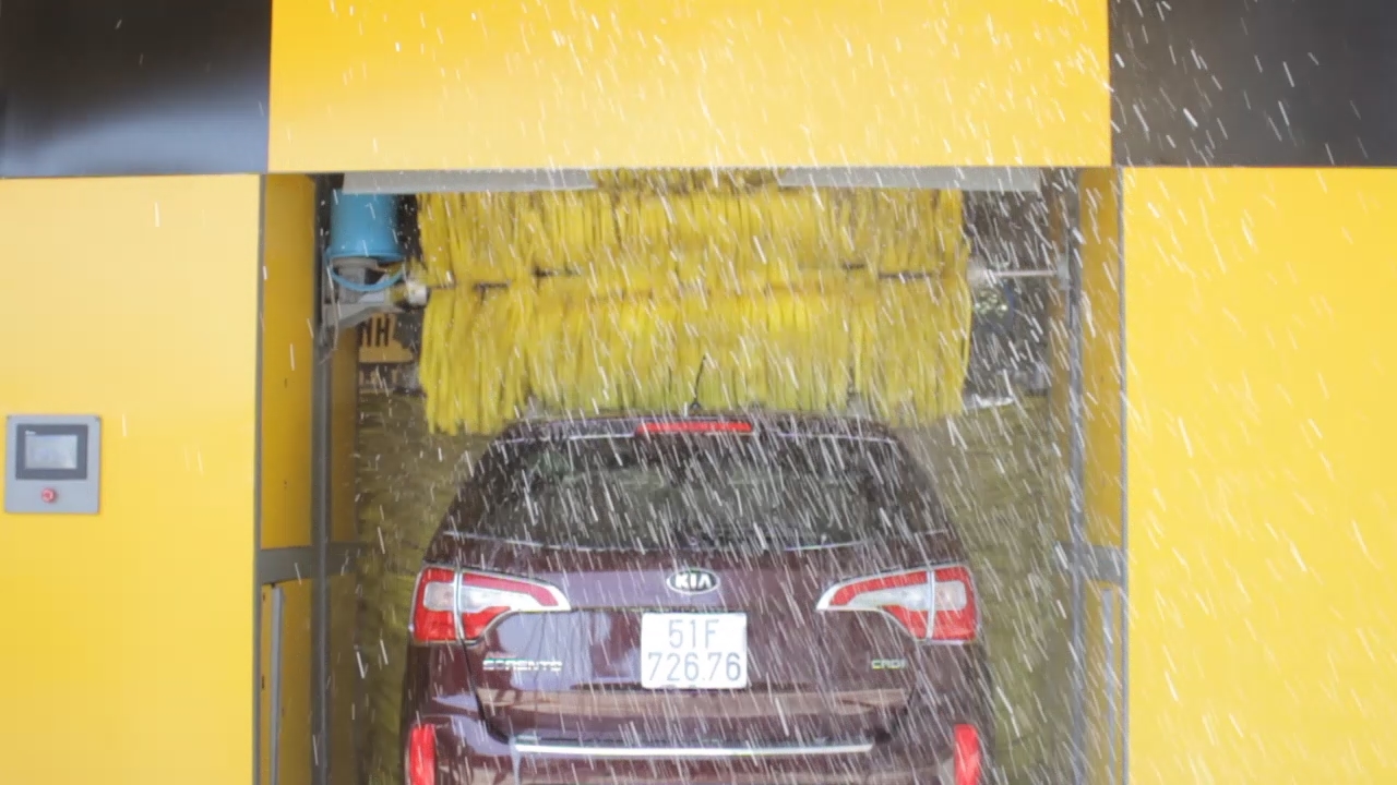 công nghệ rửa xe ô tô mới nhất